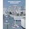 Iliving Silver 30 in. Pedestal Washdown Fan, 9600 CFM, 1/3 HP, Single Phase 115/230V ILG8WD30-2P - alternate 5